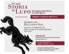 Riccardo Rao ripercorre la storia del lupo nel libro Il tempo dei lupi, che sarà presentato a Montalcino il 31 maggio