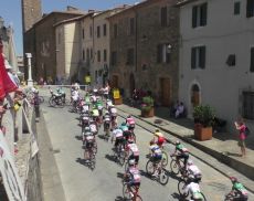 Il passaggio del Giro d'Italia Under 23 - edizione 2019 a Montalcino