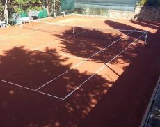Il campo da tennis della Libertas