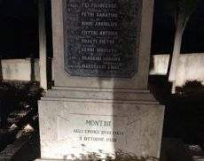 Il monumento ai caduti a Montisi