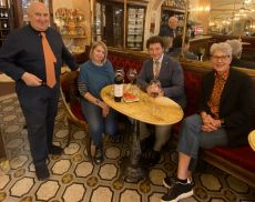 La visita del presidente dei Locali Storici d’Italia Riccardo Magenes al Caffè Fiaschetteria