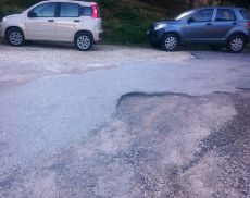 Il parcheggio Spuntone a Montalcino