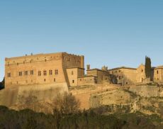 Una veduta di San Giovanni d’Asso, dal 1 gennaio 2017 annesso al Comune di Montalcino