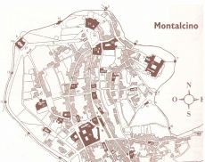 Mappa di Montalcino “Montalcino Notizie Storiche” Don Antonio Brandi