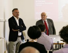 Rodolfo Maralli e Attilio Scienza, rispettivamente presidente della Fondazione Banfi e presidente di Sanguis Jovis