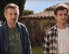 Liam Neeson e suo figlio, protagonisti di Made in Italy