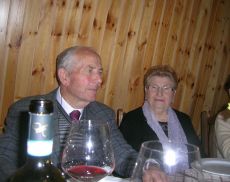 Mario Bindi insieme alla moglie Maria Parri