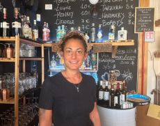 Maggie Meiattini, titolare del Bar Beyfin a S. Giovanni d’Asso