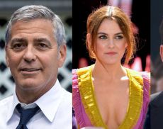 George Clooney, Riley Keough e Adam Sandler 