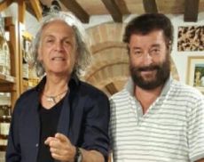 Riccardo Fogli, ex cantante e bassista dei Pooh, ha fatto visita a Montalcino