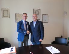 Il Direttore Territoriale Mps Giovanni Arduini e il Presidente del Consorzio del Brunello Fabrizio Bindocci 9