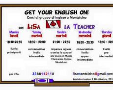 A Montalcino tornano i corsi di inglese con “La Teacher” 